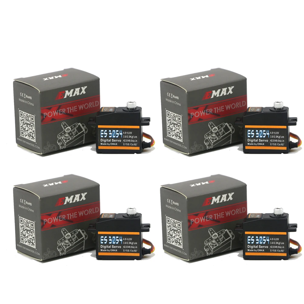 1/4PCS Emax ES3054 3,5kg 17g 0,13sec 23T Metal Gear Digital Servo