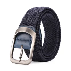 Elastic Stretch Woven Braided Canvas Belt Golf Belt for Women Men Pants Jeans