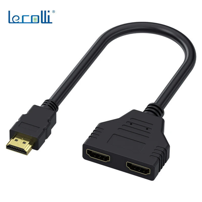 Hdmi Compatible Converter Connection Auxiliary Line One To Two Transfer Line Divider Common To Double Bus Converter Hd Line