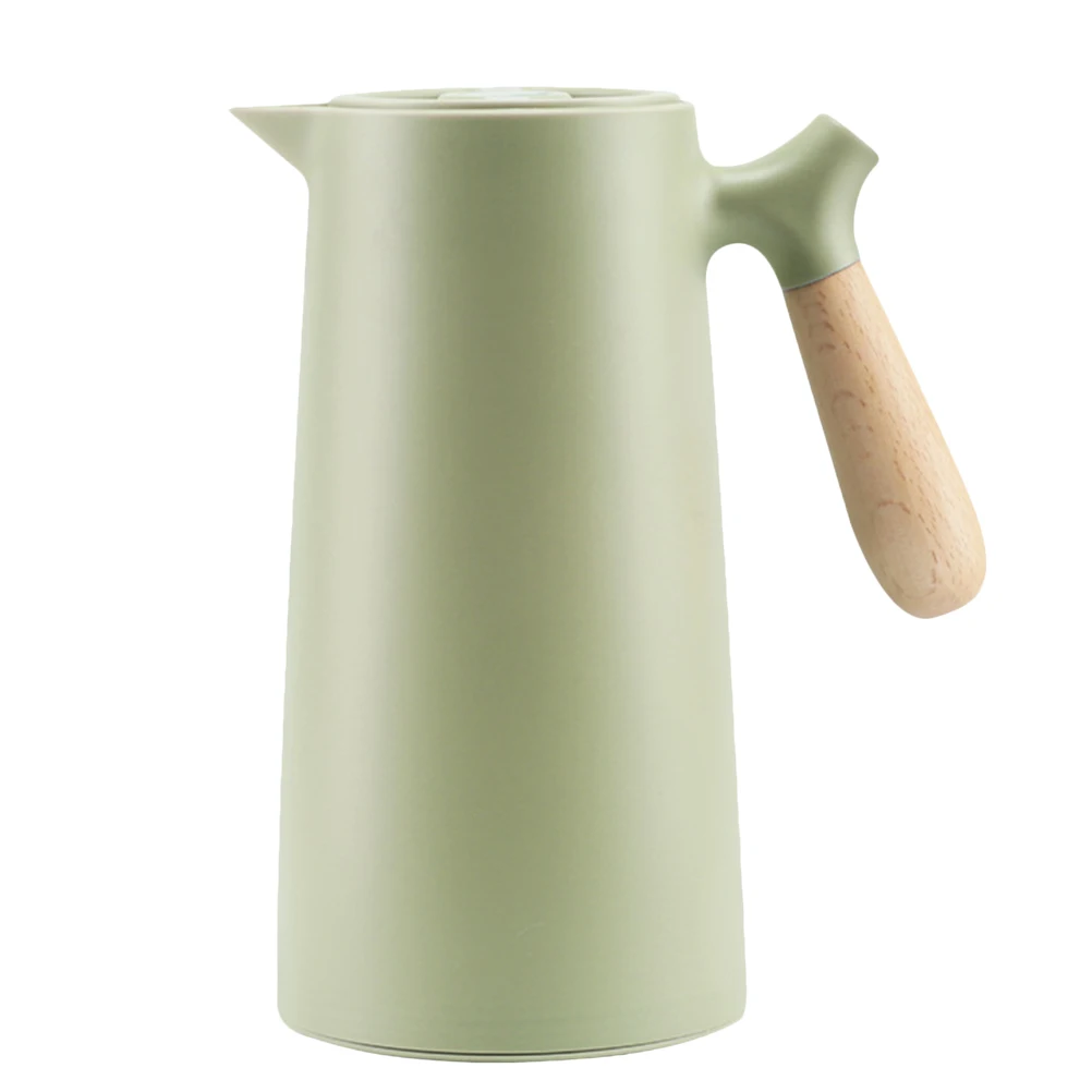 

Vacuum Flask Thermal Jug Pitcher with Lid Large for Hot Drink Plastic Shell Glass Liner Insulated Water Bottle