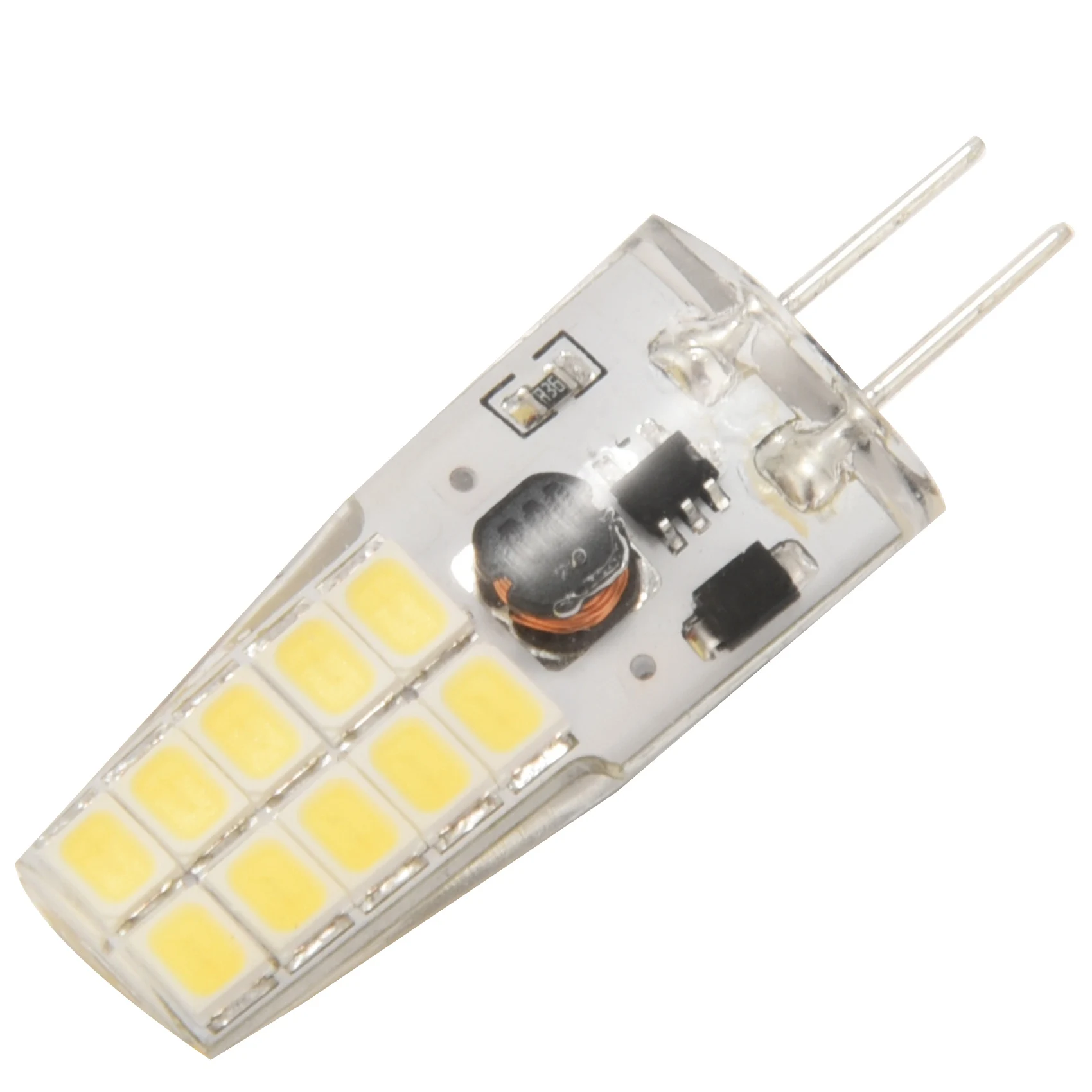 Exquisite-10PCS G4 LED Bulb AC/DC12V-24V 3W LED G4 Light 20LED 360 Angle Light 2835SMD Replace 30W Halogen Lamp
