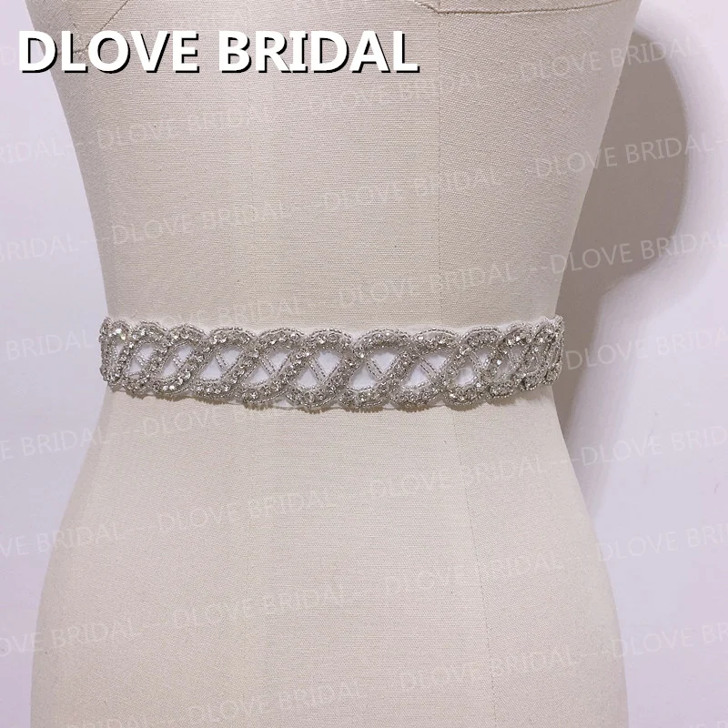 Crystal Belt Sash Bridal Wedding Dress Accessories