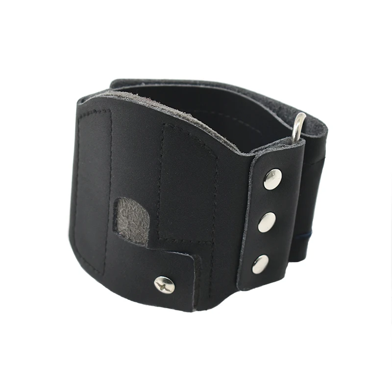 Fishing Reel Wrist Strap Adjustable Strap Hunting Slingshot Leather Wristband Wrist Protection Fishing Reel Accessories