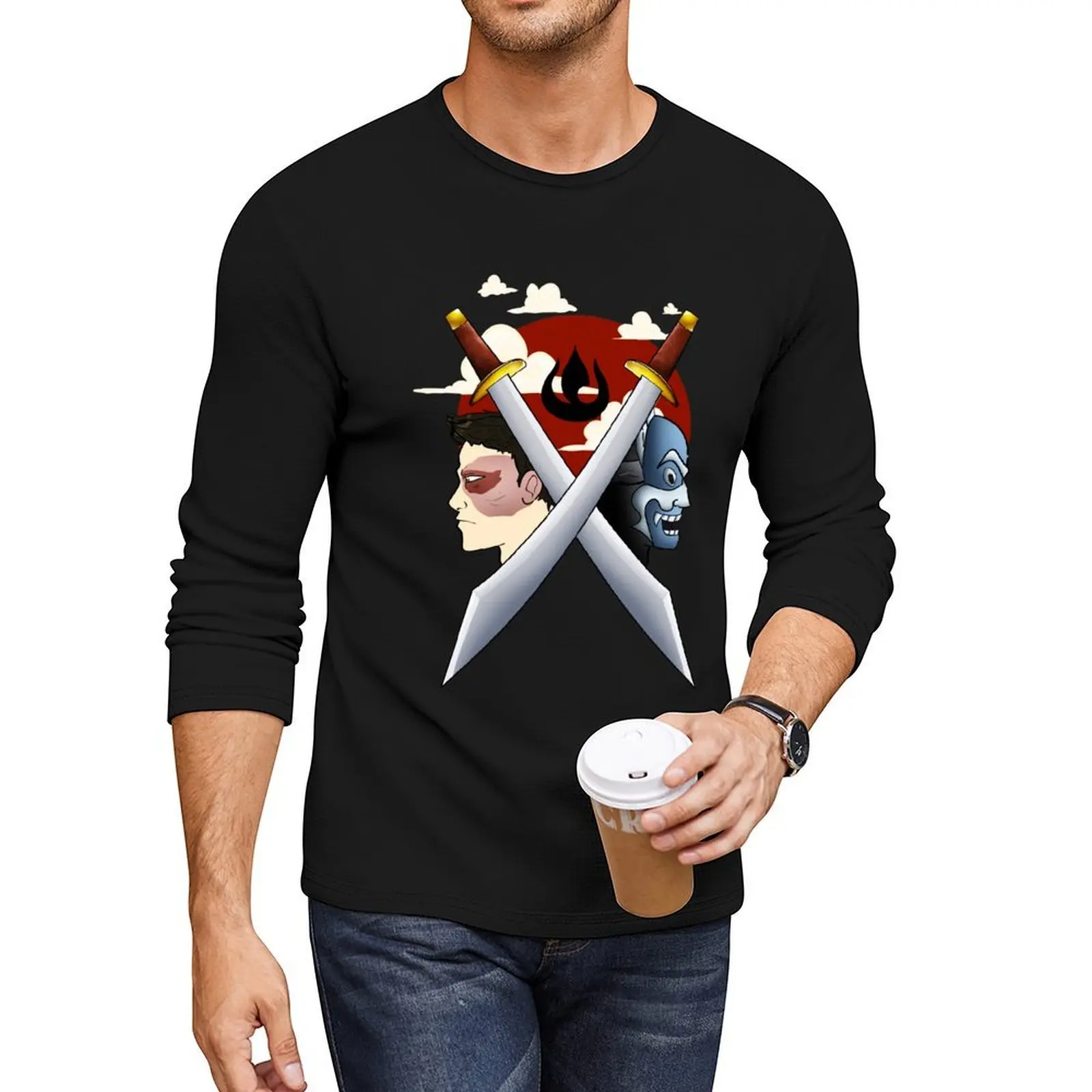 

The Duality of Zuko Long T-Shirt t shirt man sweat shirt anime sweat shirts mens graphic t-shirts big and tall