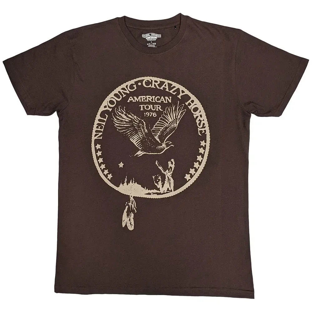 Neil Young Tour '76 Seal offiziell Männer TShirt Herren