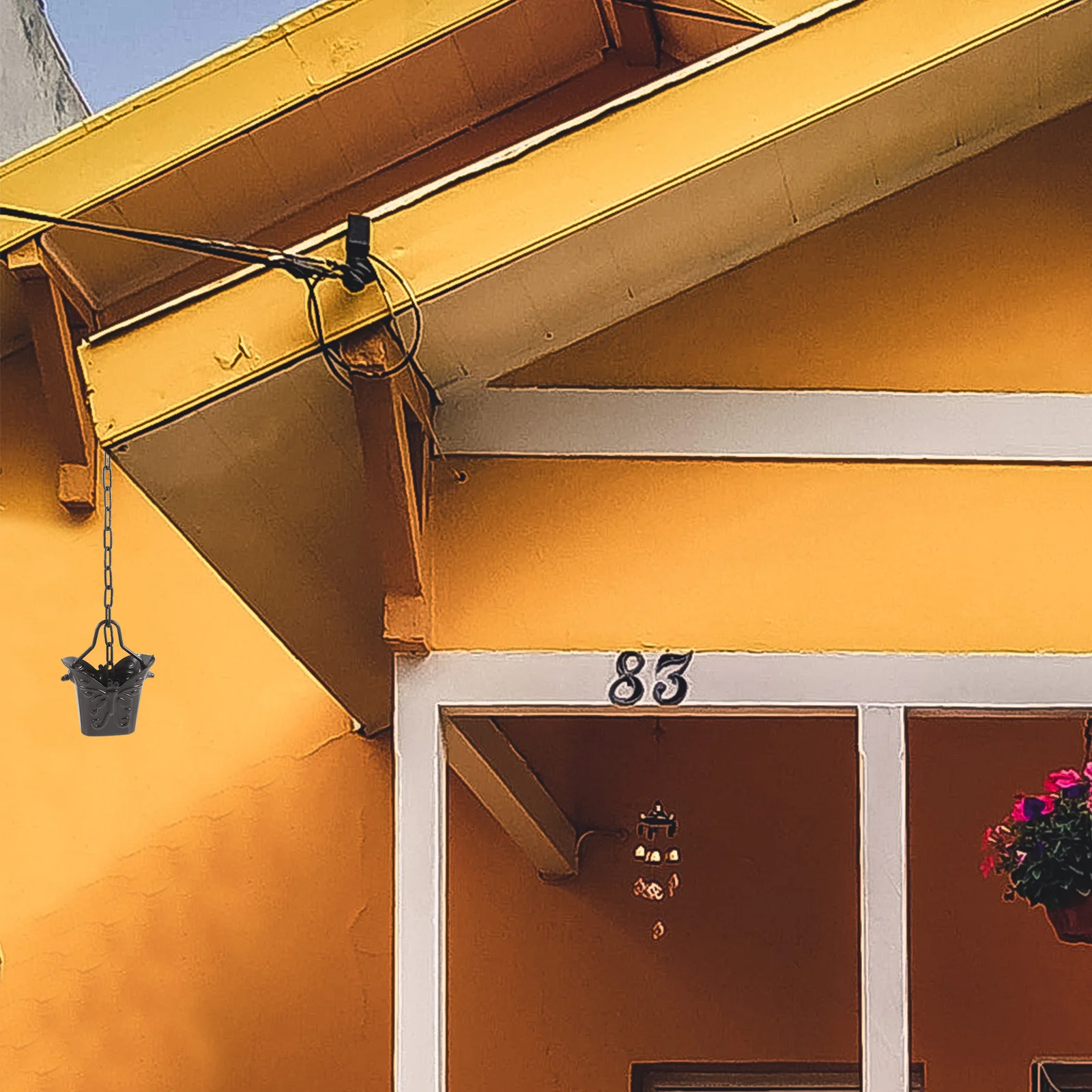 

Декоративная цепь для водостока из алюминиевого сплава в форме бабочки для отвода воды на улице и во дворе