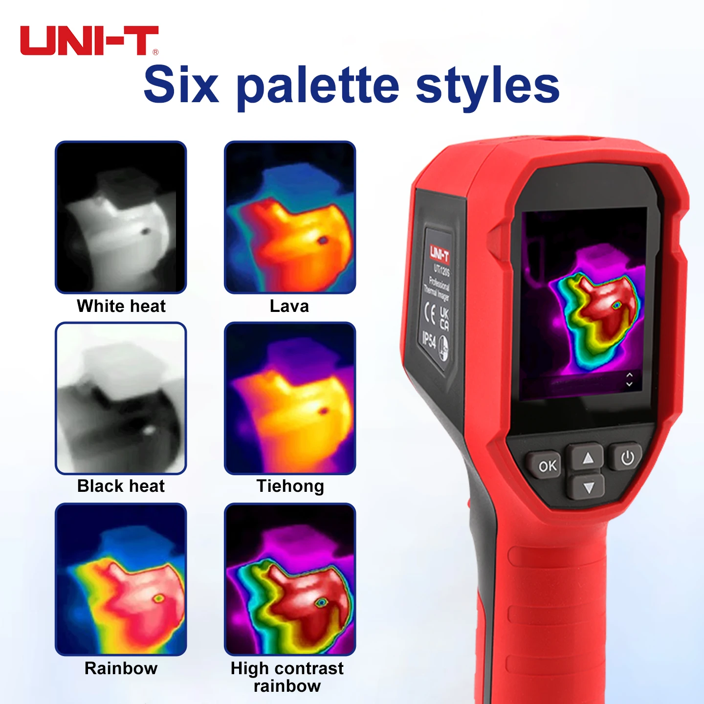 UNI-T Thermal Imaging Camera 120x90 IR Resolution -20~400℃ Handheld Infrared Thermal Imager for Electrical HVAC Automotive Repar view 6