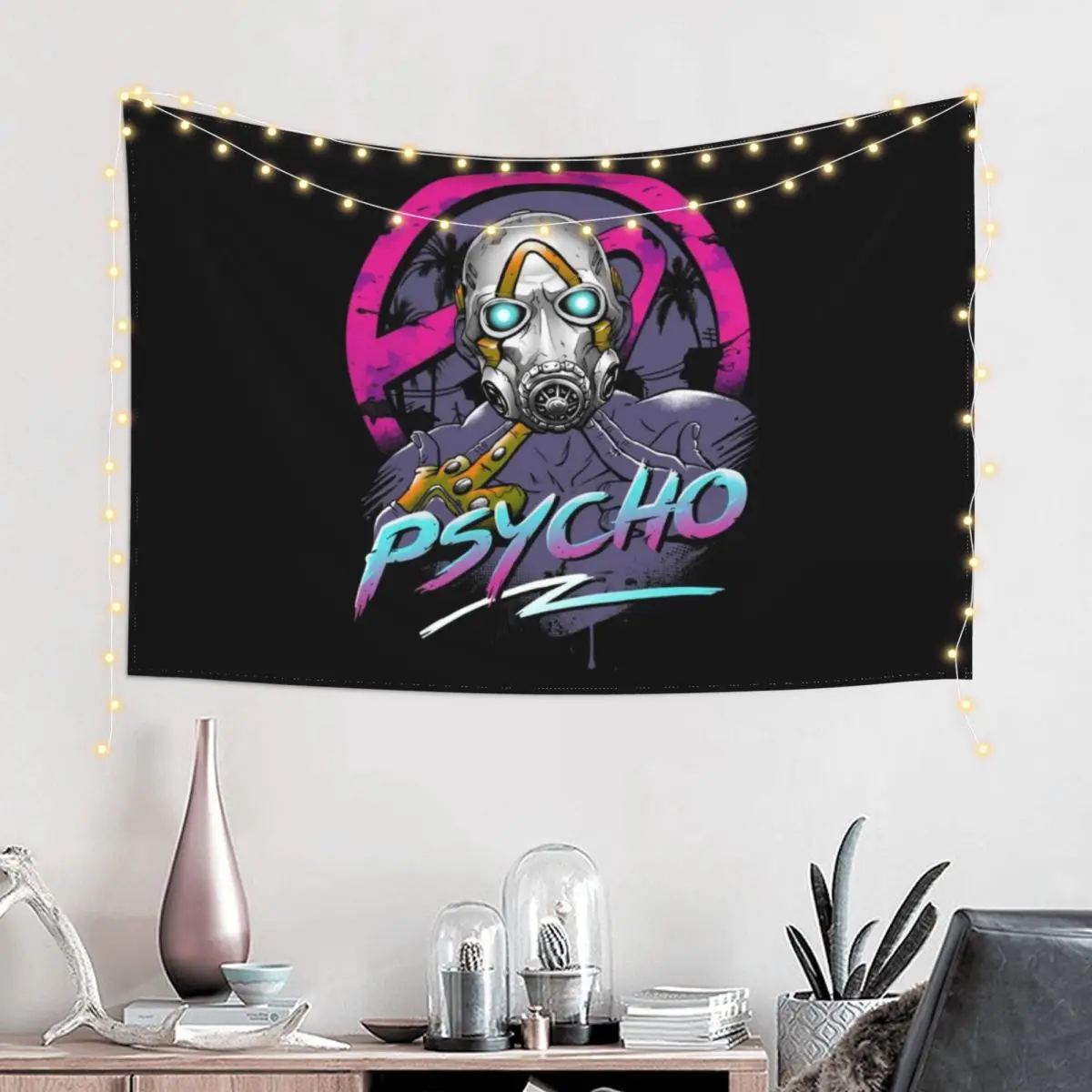 

Rad Psycho Tapestry Home Decorating Decoration Bedroom Decoration Wall Aesthetic Room Decorations Tapestry