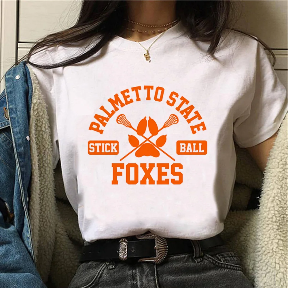 All for the Games Palmetto State Foxes t-shirts women streetwear harajuku graphic t-shirts girl Japanese clothes