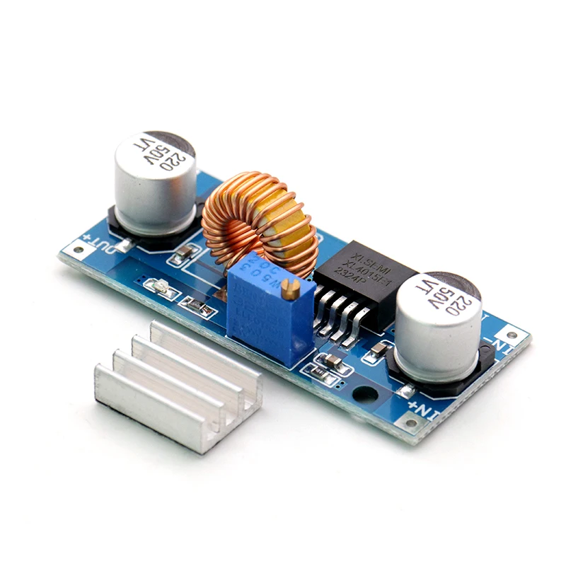 DC-DC XL4015 Adjustable Buck Module: 4~38V High Power, 96% High Efficiency, Low Ripple, 5A