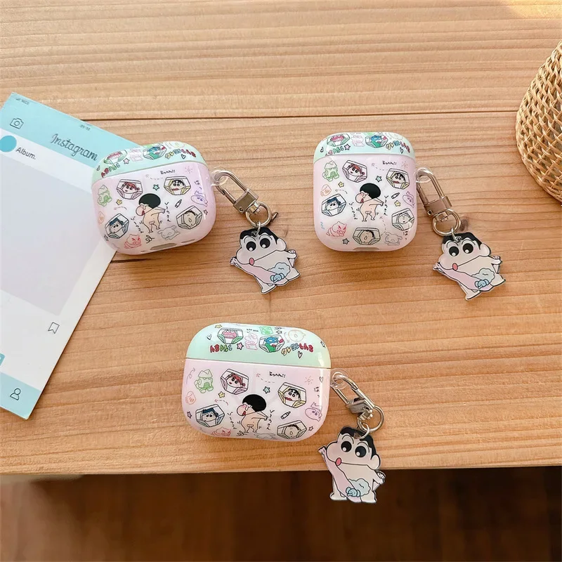 Cute Bathing Boy Case for AirPods 4 Airpod 1 2 3 Pro Pro2  Bluetooth Earbuds Charging Box Protective Earphone Case Cover