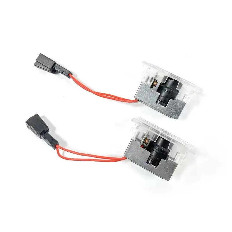 2 قطعة HD LED باب السيارة شارة كشاف ضوئي مجاملة شعار مصابيح ل تسلا نموذج 3 S X Y اكسسوارات السيارات السلع شبح الظل مصابيح