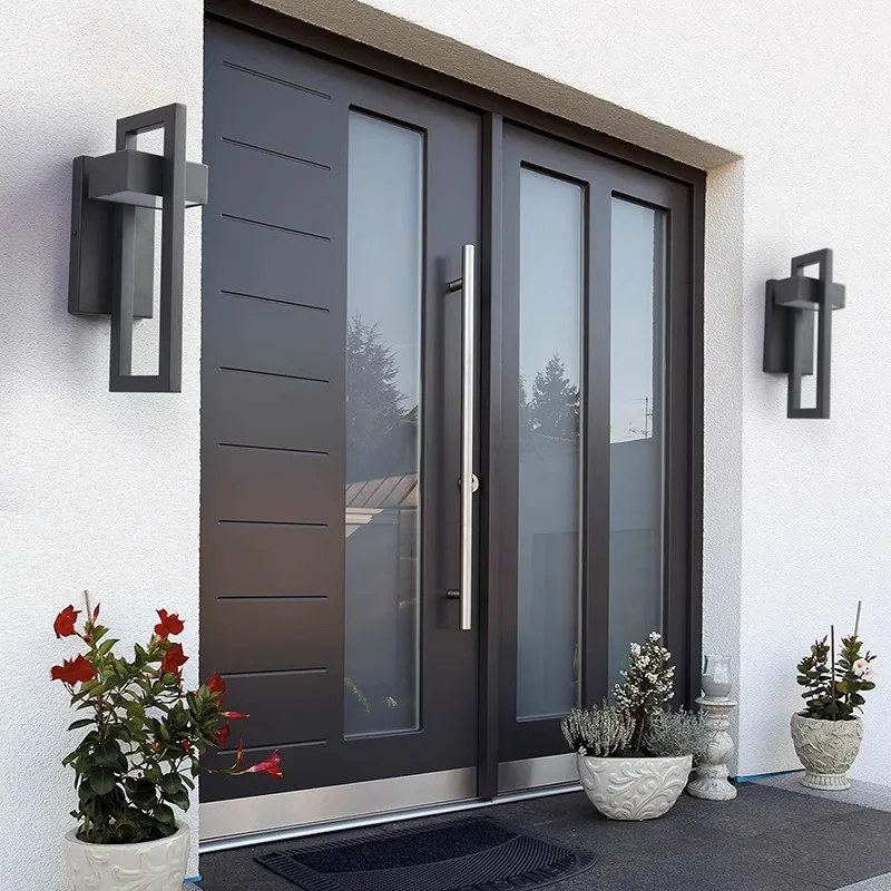 Geometric outdoor stainless steel wall lamp courtyard lamp IP65 waterproof outdoor lighting wall lamp outdoor decorative lamp