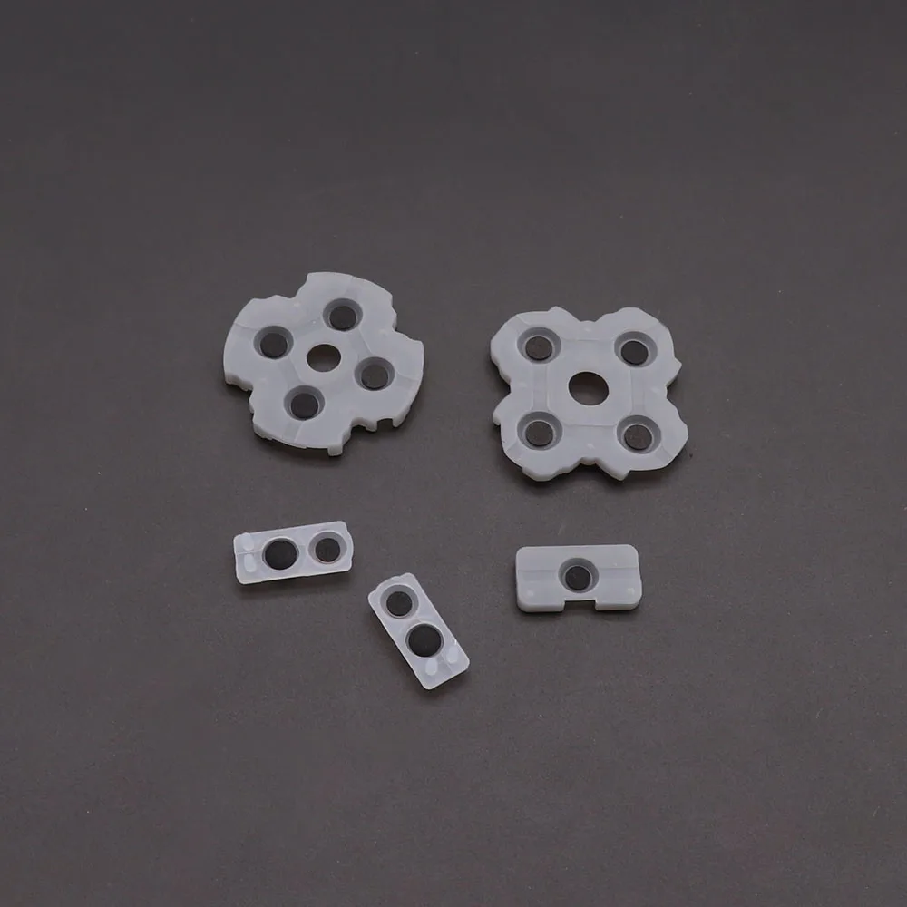 1/2/5/10Sets Game Controller Conductive Silicone Pad For PS5 V4.0 Direction Key Function Button Replacement Parts
