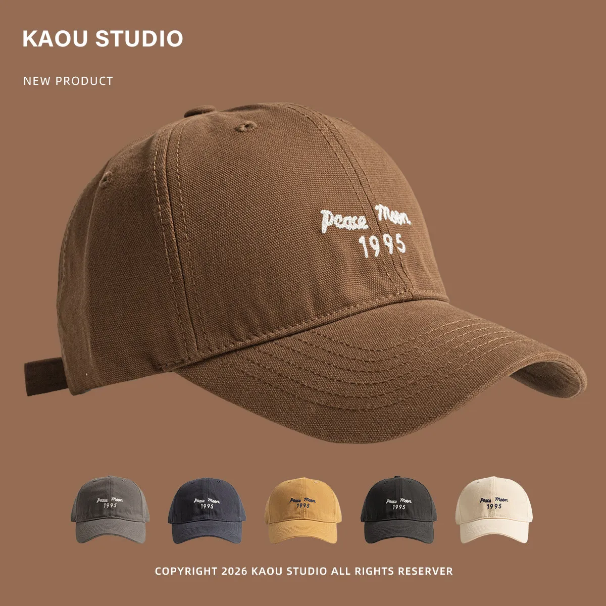 Vintage letter embroidered baseball cap - new spring/autumn collection - unisex sports visor - sun protection