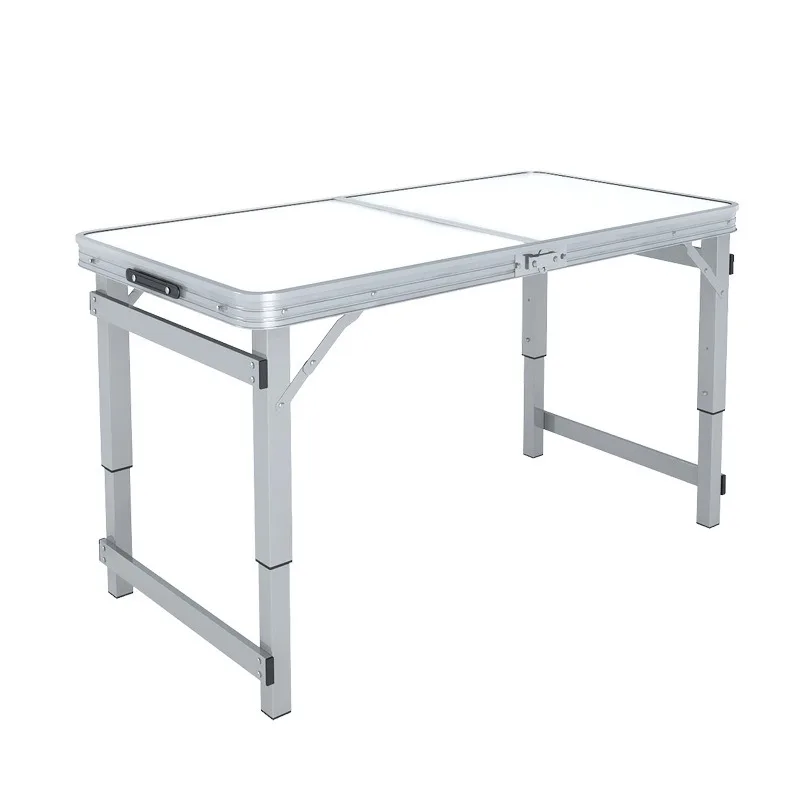 Aluminum Alloy Folding Table Outdoor Night Market Stall Push Portable Folding Table Dining Chairs