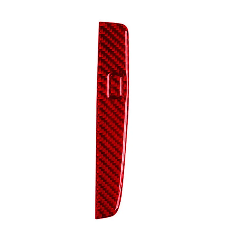 

AS-2Pcs Red Carbon Fiber Interior Gear Shift Cover Trim For Honda Accord 2013-2017 Replacement Accessories