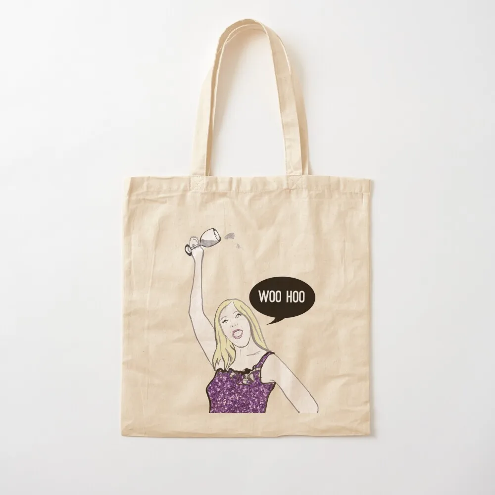 Woo Hoo Tote Bag reusable shopping bag personalized tote cloth bag woman canvas tote