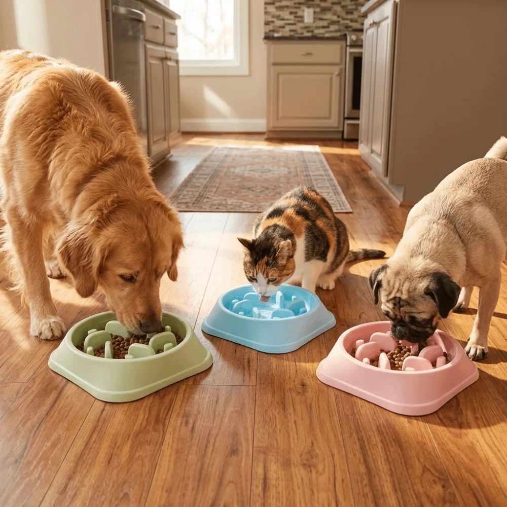 Slow Feeder Dog Bowl - Tigela de Alimentação Lenta para Animais
