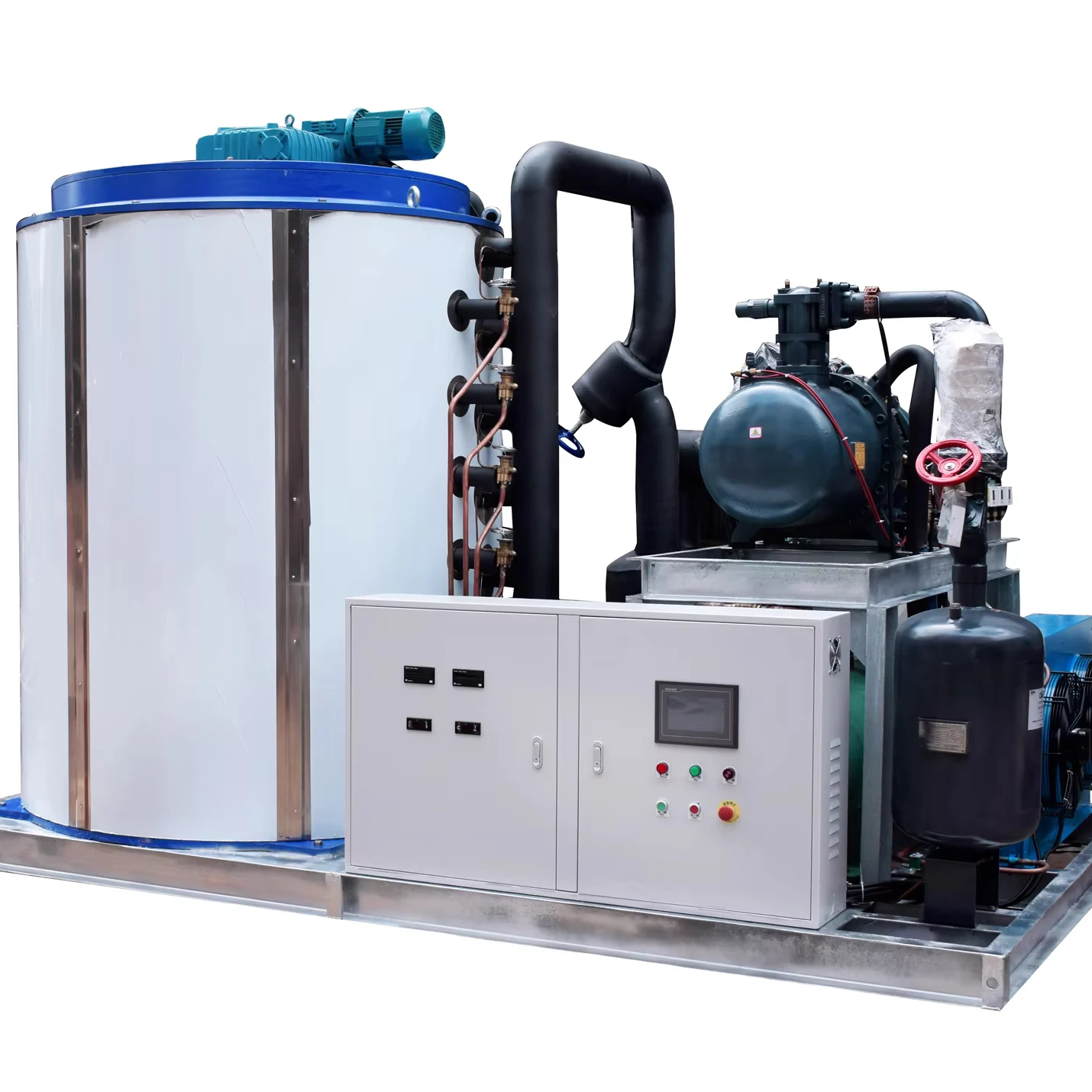 High-quality 25Ton Flake Ice Machine Produces 25000kg Flake Ice with Affordable Price and Guaranteed Quality