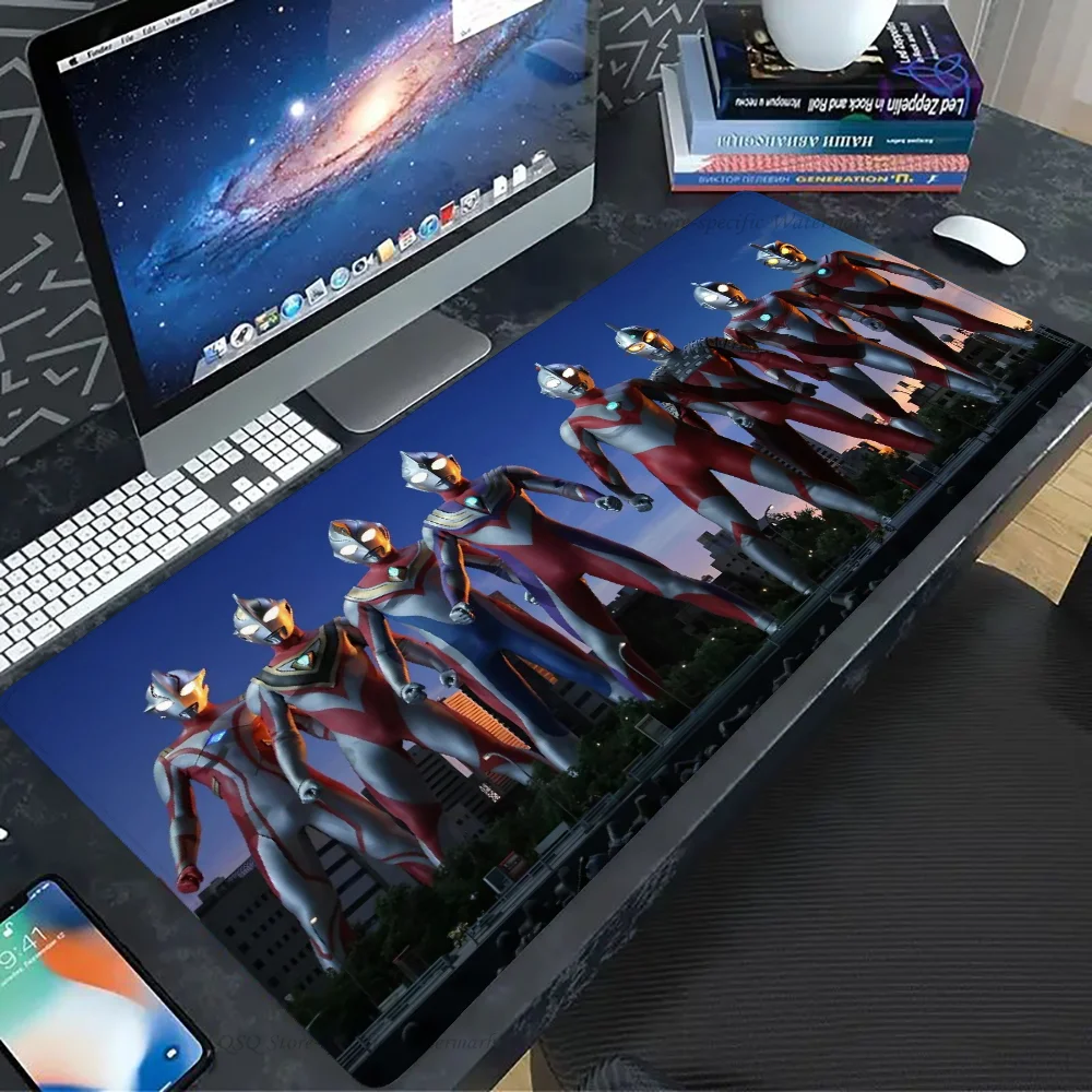 1Pc Ultraman Vloermat Muis Mat Bureau Mat Met Pad Gaming Accessoires Prime Gaming Xxl Keyboard Pad Vulling Mat