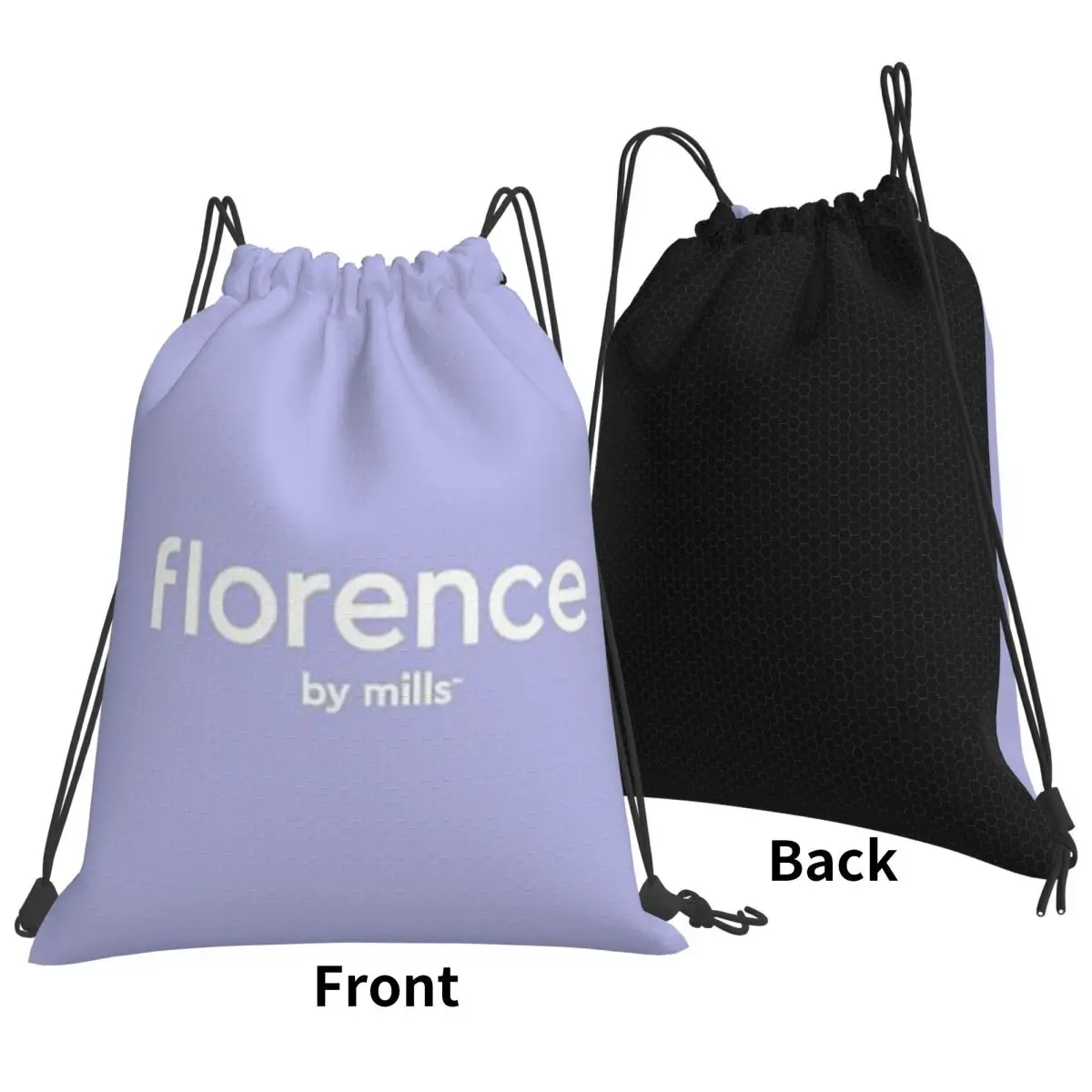 Florence By Mills Millie Bobby Brown Backpacks Portable Drawstring Bags Sports Bag Book Bags for Man Woman School
