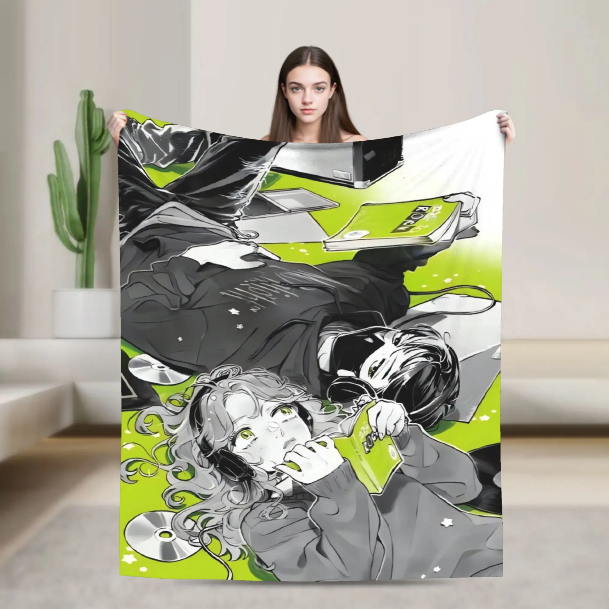 The Guy She Was Interested in Wasn't a Guy at All Blanket Quality Warm Soft  Bedding Throws Winter Picnic Couch Chair Bedspread