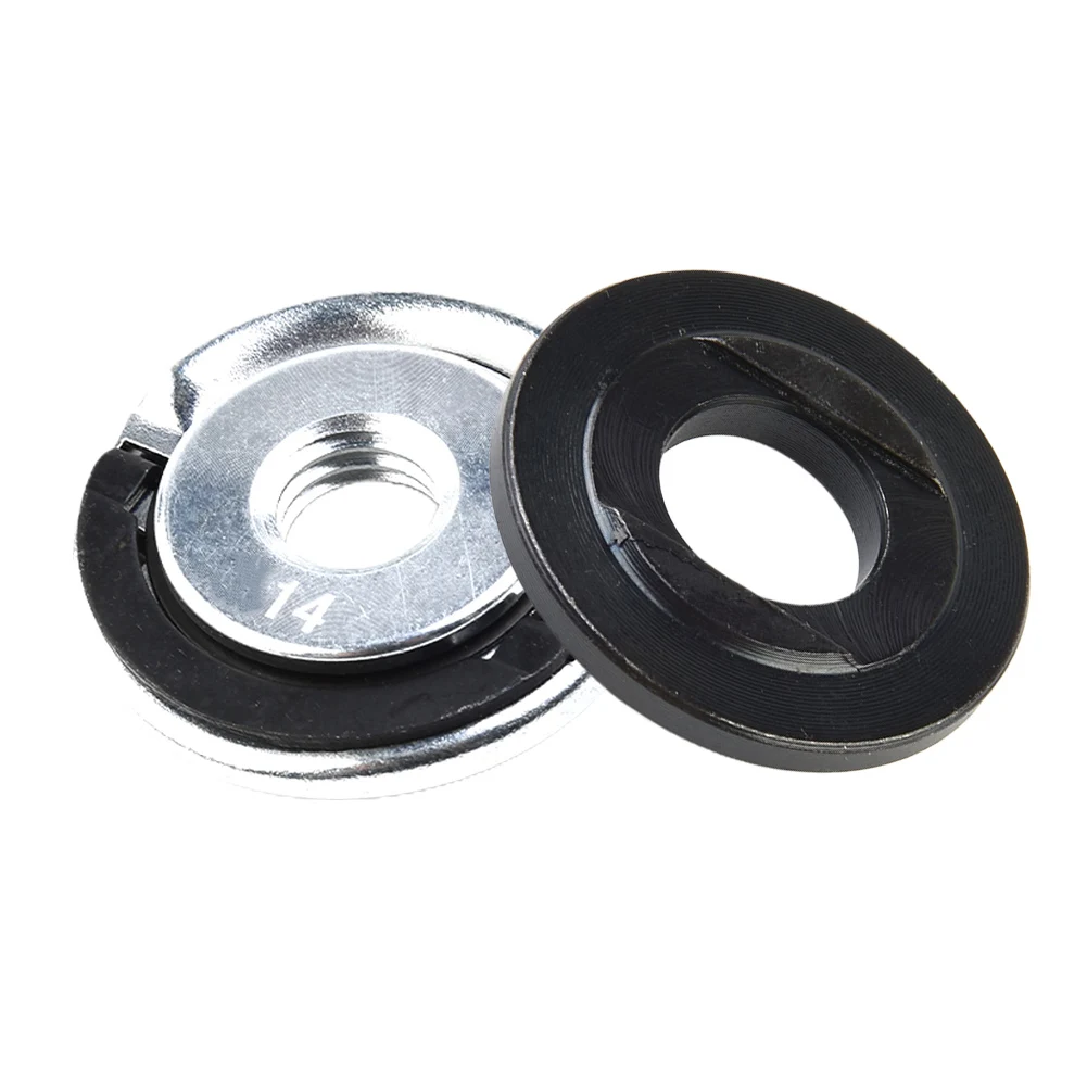 

2Pcs Flange Nut Locking Plate Chuck 14mm Thread SDS Quick-release Nut Clamping Plate For Angle Grinder Accessories