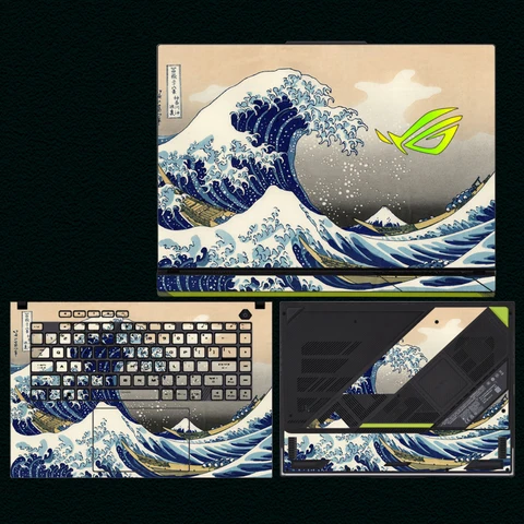 Наклейки для ноутбука ASUS ROG Strix Scar 16/18 G634J G834J Виниловая наклейка для ROG Strix G16 G18 G614J G814J Наклейки топ 10 скин asus rog strix - №7