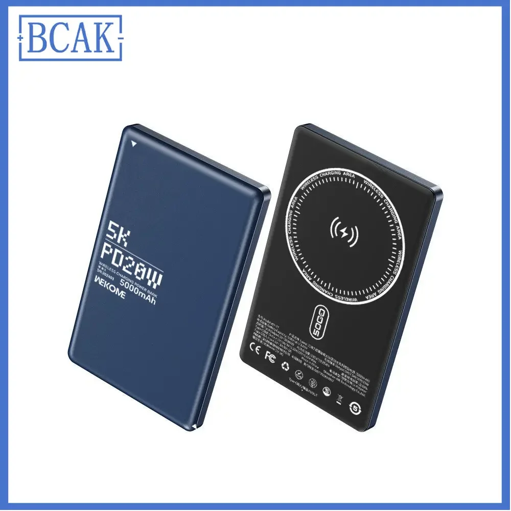 Ultra-light and thin magnetic wireless power bank PD20W fast charging  for Magsafe