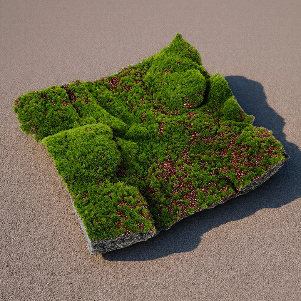 

Imitation Moss Mat High Quality Artificial Turf for Garden Room Balcony Decor Lifelike Simulation Turf for Indoor Outdoor