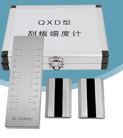 

Stainless Steel Scraper Fineness Meter Single Groove Fineness Plate QXD Fineness Gauge 0-25-50-100um Optional