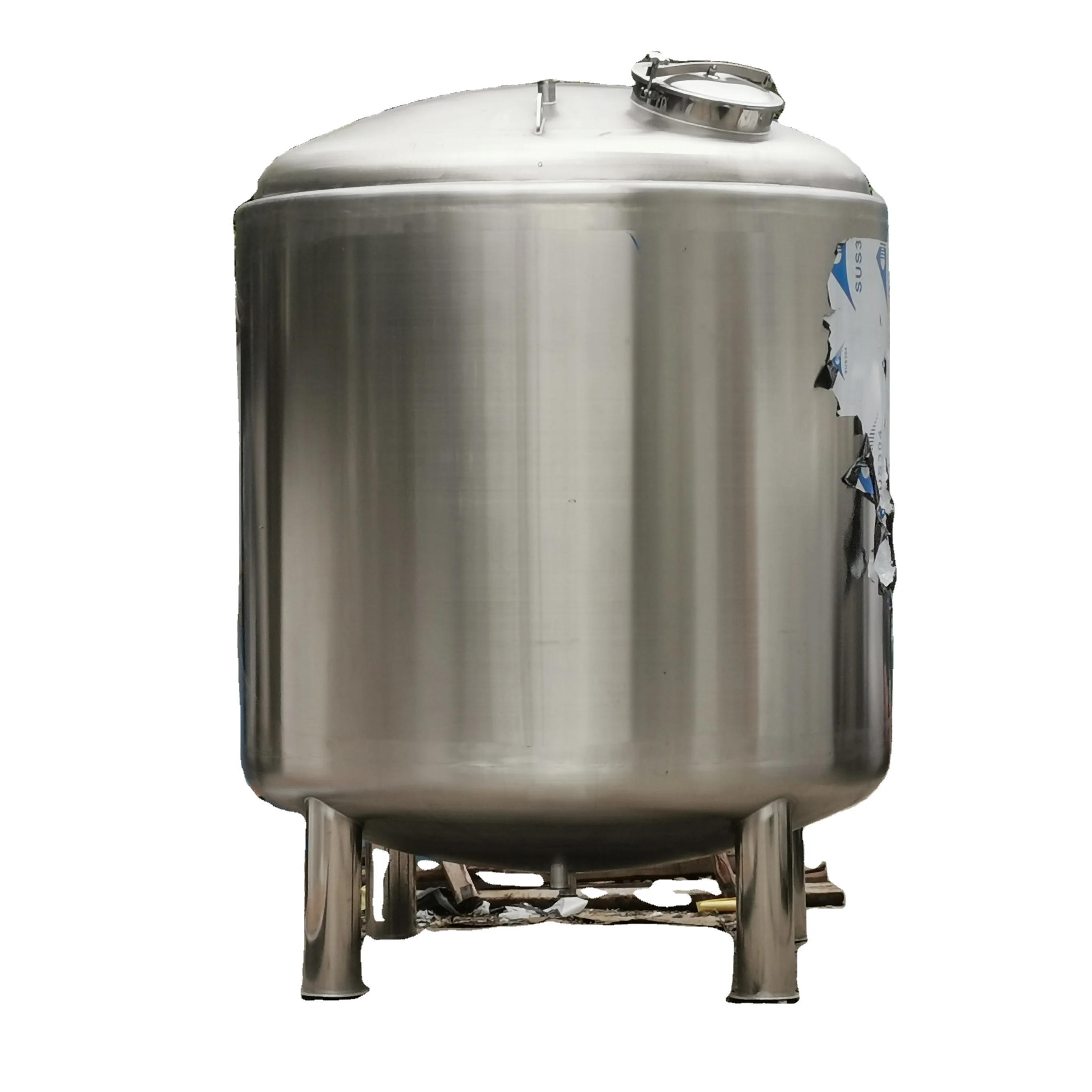 Production machines stainless steel 304 5000 liter drinkable hot liters pressure portable storage water tank  Mixing 5000 liter