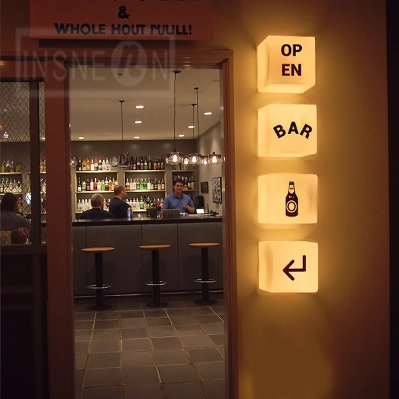 Custom Outdoor Wall Hanging Light Box Advertising Sign LED Light Box Signboard Shop Signage Business Acrylic Light Box