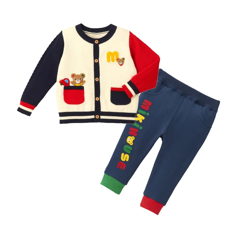 Children\'s Pant Boys Casual Pants Girls Trousers Cartoon Letter Sting Trouser Roupa Infantil Pantalones Korean Kids Clothes