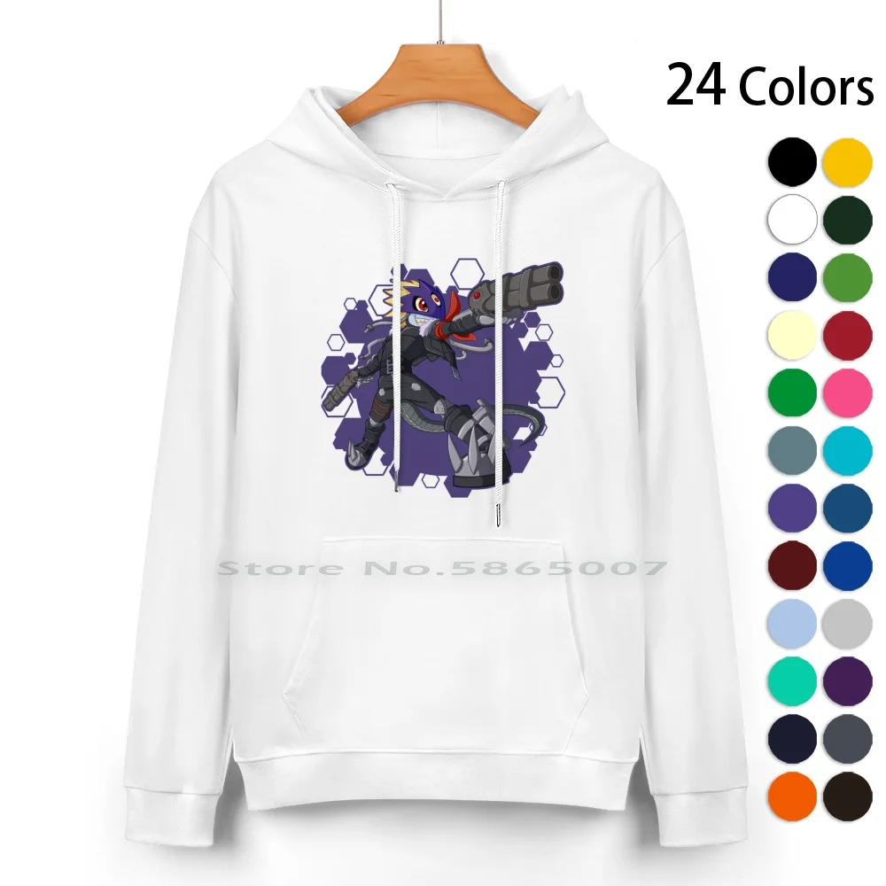 Beelzemon Chibi Pure Cotton Hoodie Sweater 24 Colors Anime Digivice Agumon Digimon Adventure Tri Renamon Digital Monsters Cute