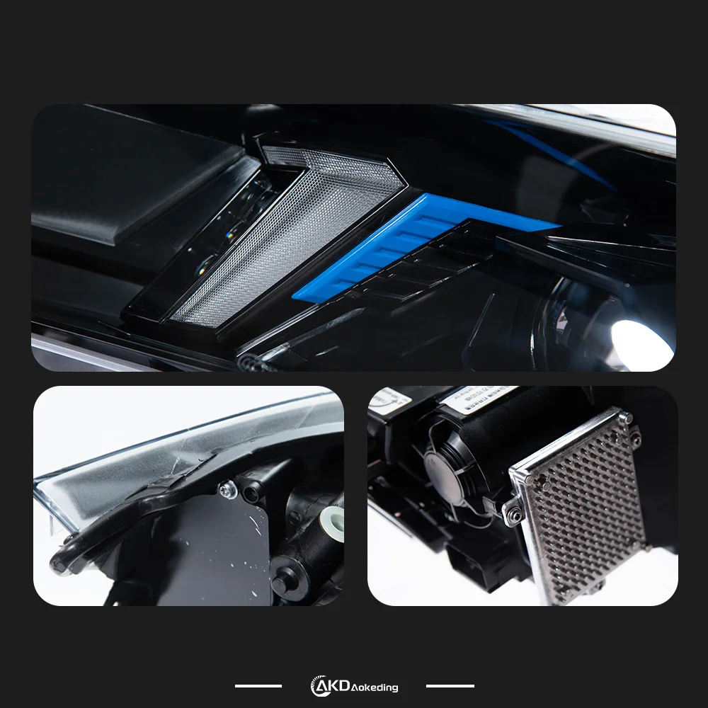 AKD Car Styling Head Lamp for BMW E90 Headlights 2005-2012 3 Series LED Headlight LED DRL Projector Len Dynamic Auto Accessories