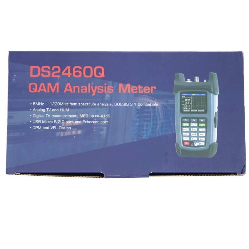 DS2460Q QAM Analyzer Digital Analog Signals Cable TV Networks Testing Equipment