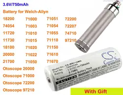 Cameron Sino 750mAh Battery for Welch-Allyn 18200,74054,97210,20000,71000,72200,97210,11720,11730,18100,21700,74710