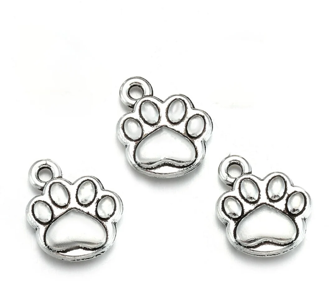 

25pcs 14x12mm Zinc alloy metal tibetan silver plated charm T0856 for jewelry making