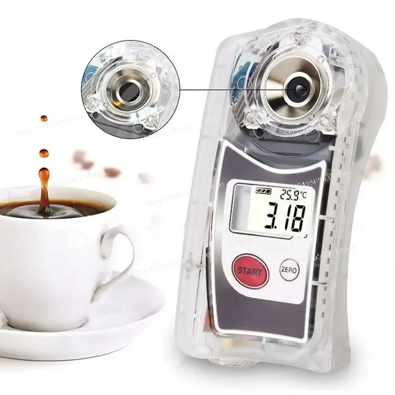 PAL COFFEE TDS Concentration Meter - Digital Display Tester for TDS (0.00-22.00%) & Sugar Content/Sweetness