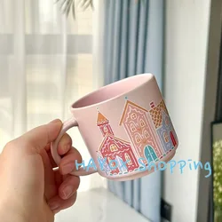 Creative Vintage Christmas Mug Gift Ceramic Mug Couples Drink Cup Home Cafe Coffee Cup Office Drinking Tea Cups New Year Gift