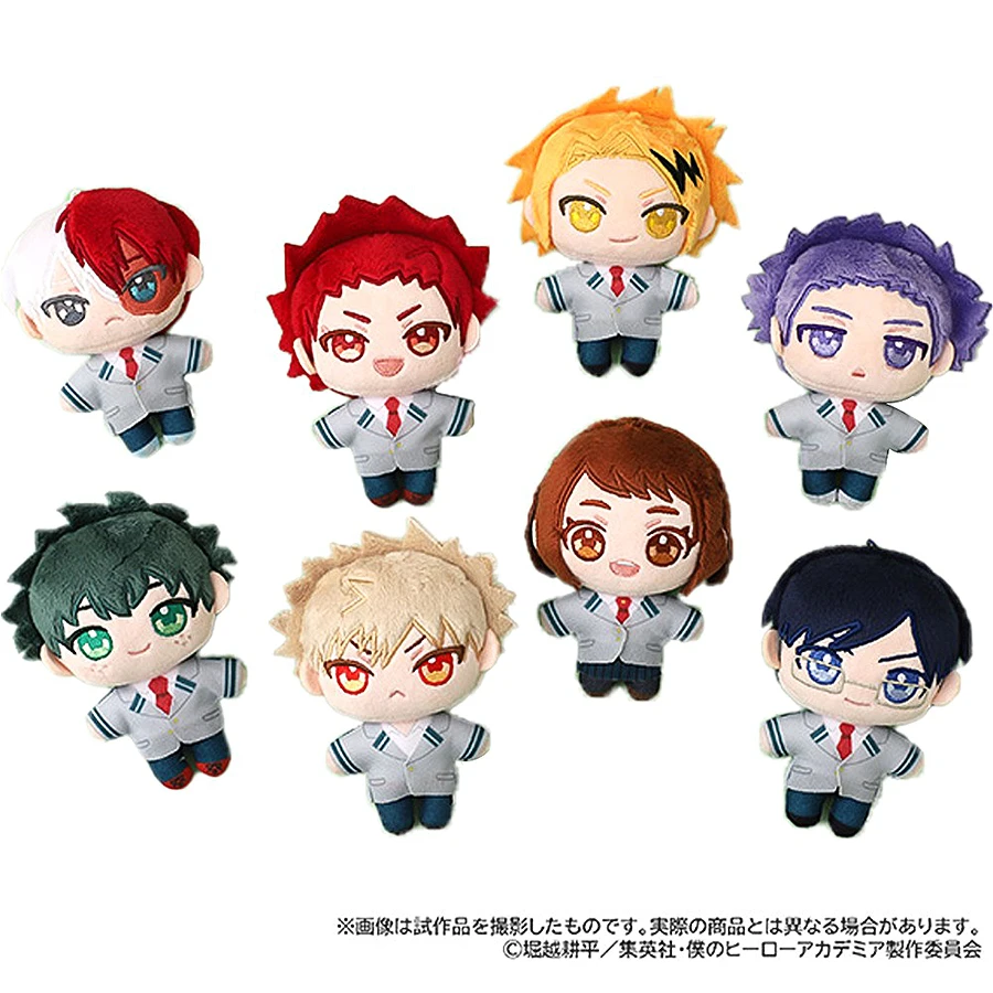 

Quality Goods Anime My Hero Academia Bakugou Katsuki OCHACO URARAKA Todoroki Shoto Midoriya Izuku Cosplay Fluffy Dolls Pendant