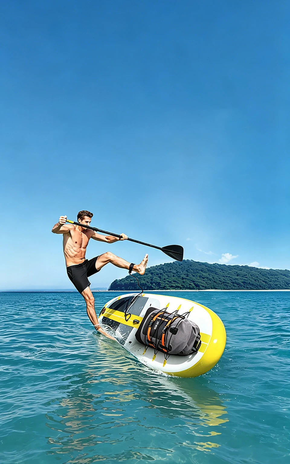 Schwimm-PVC-Packtasche, wasserdichter Rucksack für Damen und Herren, 40L, für Kajak, Trekking, Rafting, Surfen, Bootfahren, Trockentasche – Detail 11
