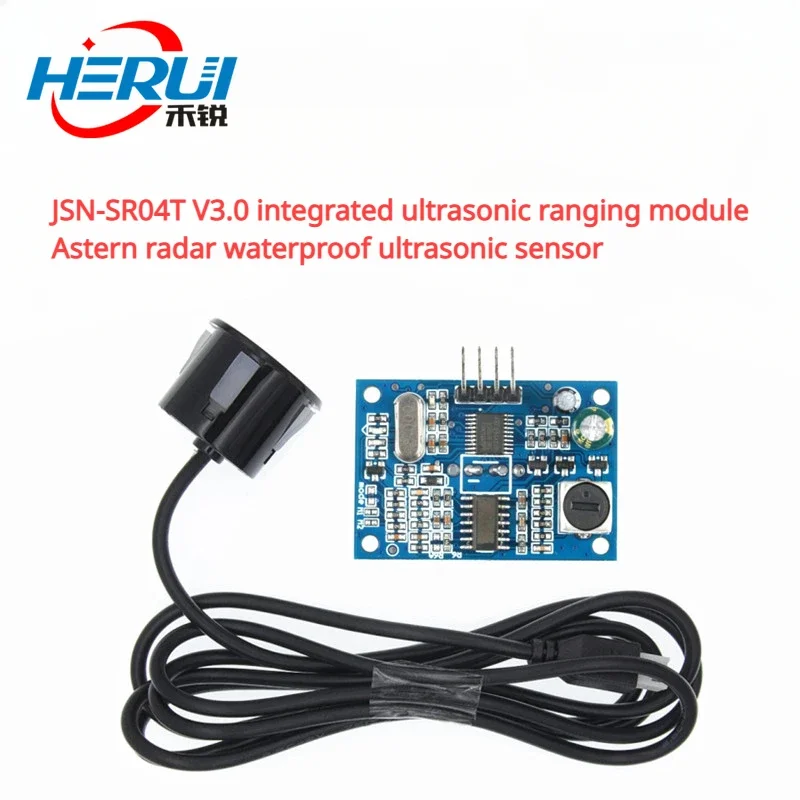 

JSN-SR04T V3.0 integrated ultrasonic ranging module Astern radar waterproof ultrasonic sensor