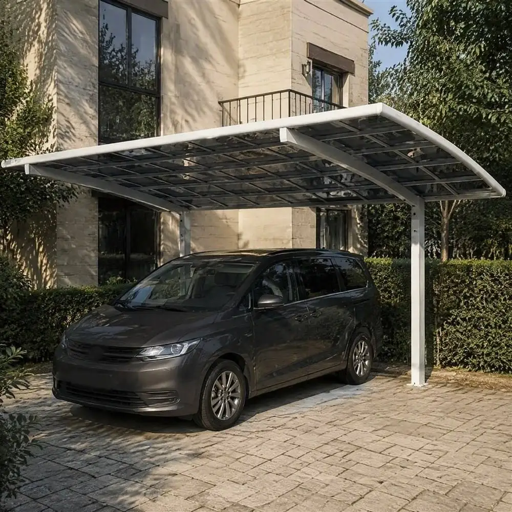 Affordable Multi Functional Outdoor Car Shelter High Quality Assembled Car Parking Independent Installation Community Carport