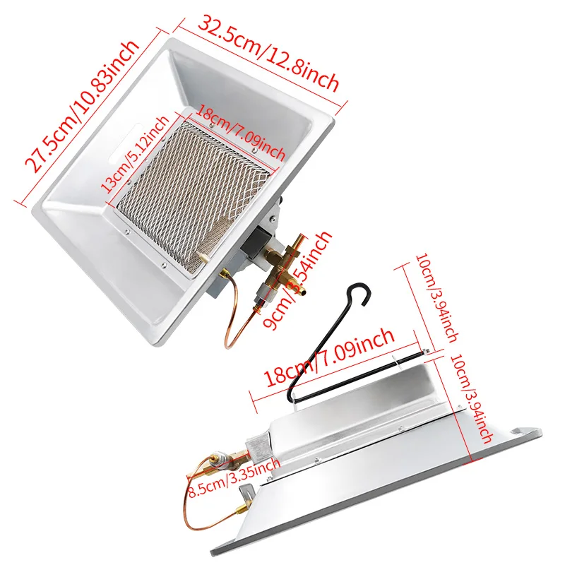 

Poultry Heating Incubation Equipment Chicken House Radiant Poultry Heater Gas Brooder