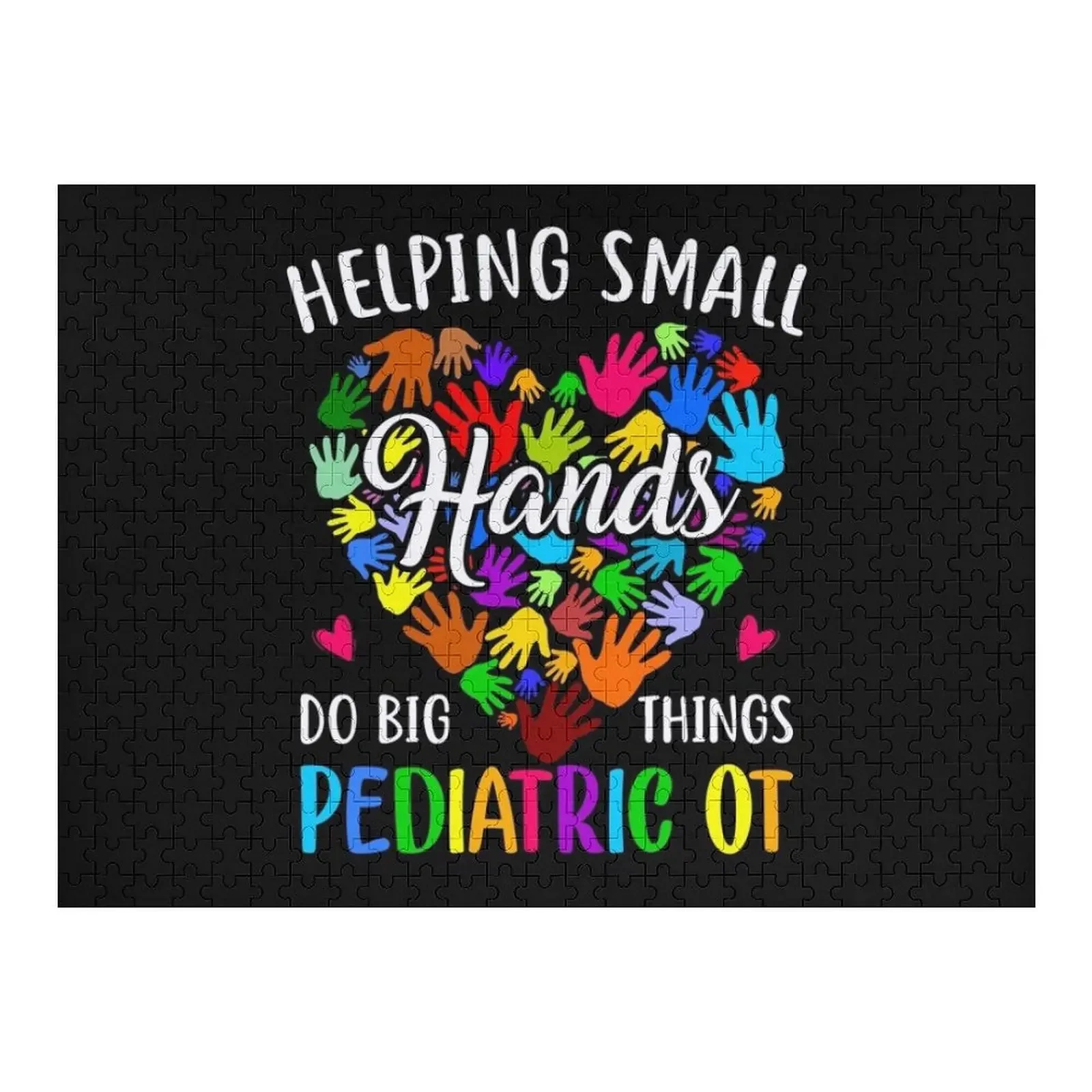 

Cute Helping Small Hands OT Pediatric Occupational Therapy Jigsaw Puzzle Iq Personalised Name Personalized Toys Puzzle