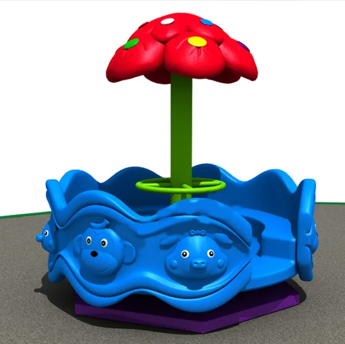 

Factory Price Amusement Playground Mini Carousel Rocking Horse Kids Go Round for Sale