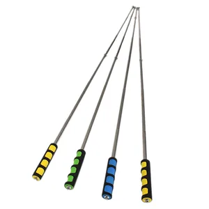 1.2 / 1.6 / 2.0 متر سارية العلم الفولاذ المقاوم للصدأ خفيفة الوزن الإسفنج مقبض القطب المحمولة العلم التلويح بسارية العلم التدريس مؤشر جولة أفضل 10 أعلام عصا مبيعا - رقم 6